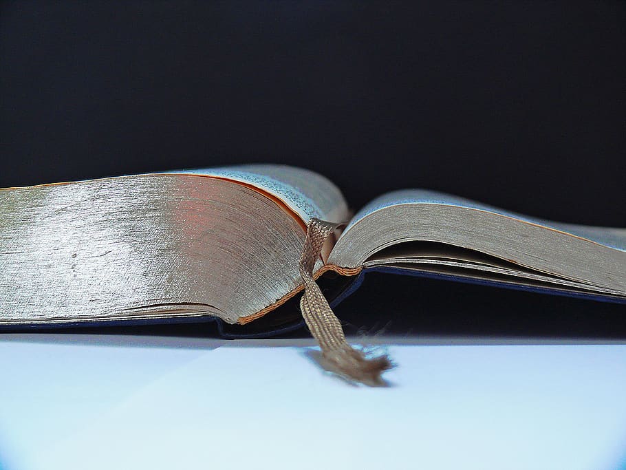 Gray Book With Gray Lace Bookmark, education, knowledge, literature HD wallpaper
