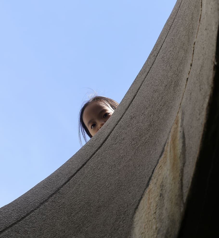 one person, sky, low angle view, portrait, headshot, lifestyles HD wallpaper