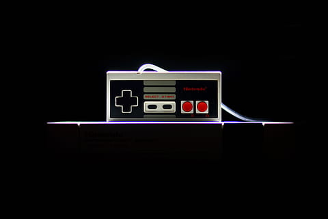 Low-light Photo Of Nes Controller, design, game controller, nintendo HD wallpaper