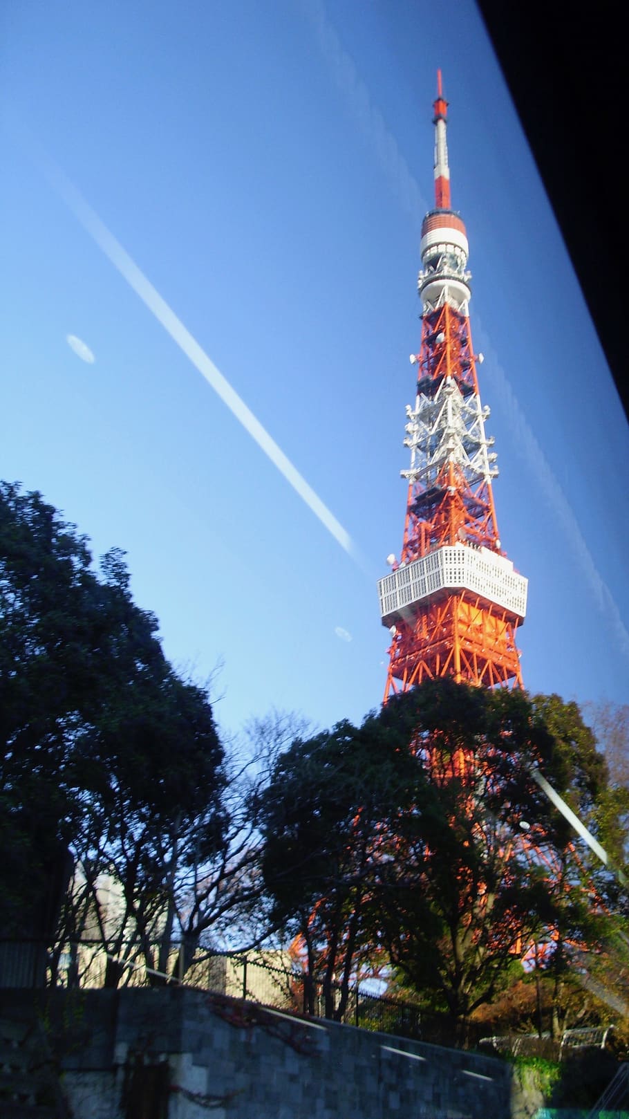 japan, minato-ku, 4 chome-2-8 shibakōen, blue sky, tokyo, autumn, HD wallpaper