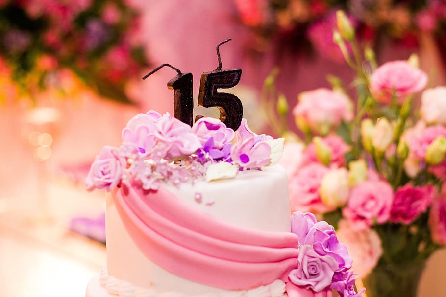 birthday, party, cake, decorating, food, desserts, sweets, flowers HD wallpaper