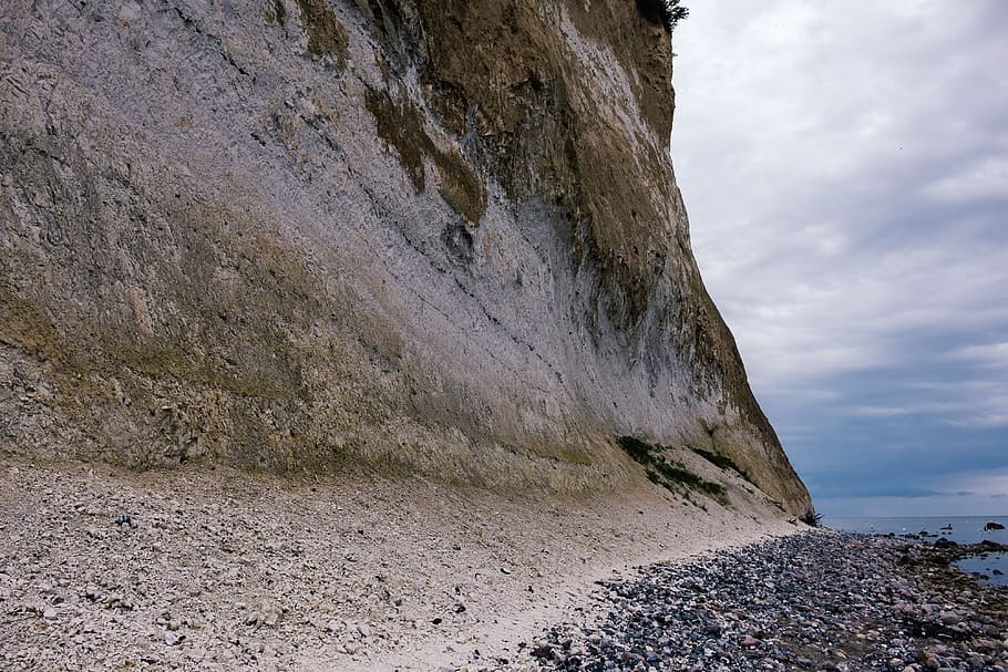 Cape Arkona on Ruegen island, Germany, baltic, beach, chalk, cliffs