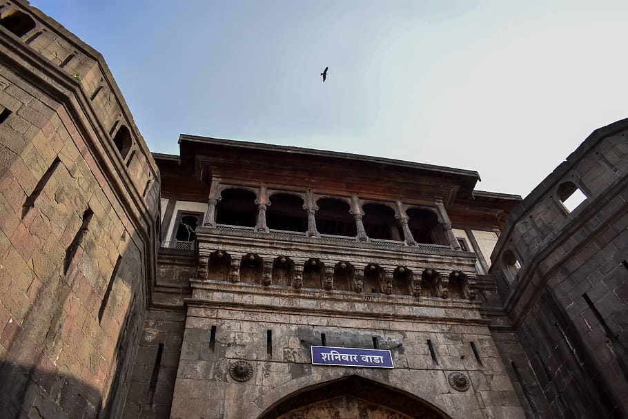 india, pune, shaniwar wada, architecture, built structure, low angle view