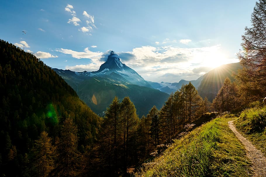 Photo Of Mountain, daylight, landscape, nature, scenic, trees HD wallpaper