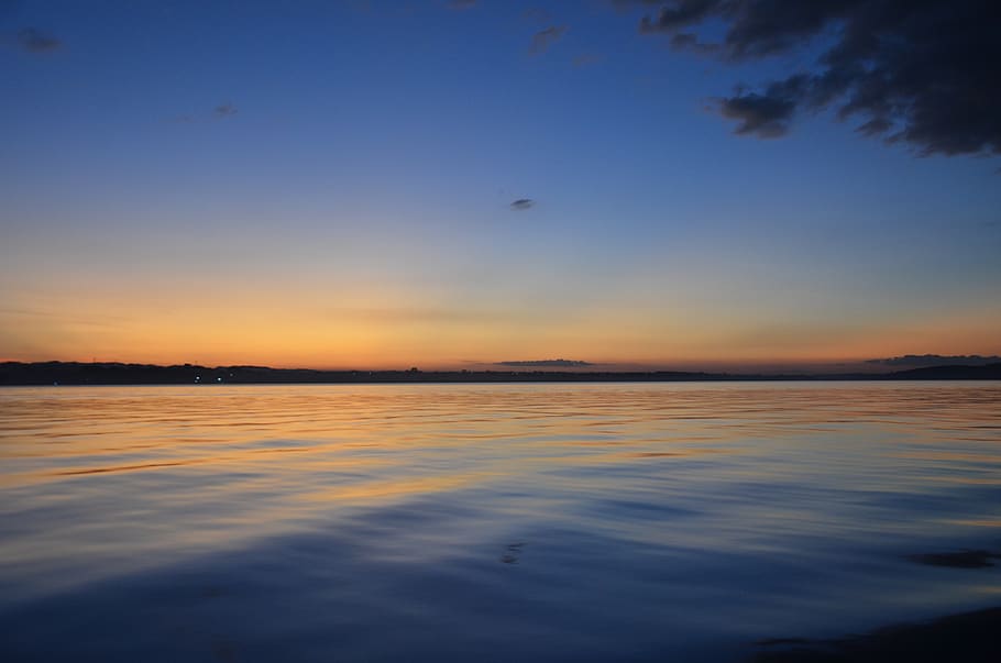 ocean view, nature, outdoors, water, sky, bird, animal, lake HD wallpaper