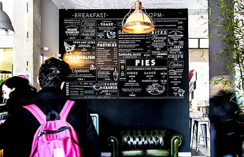 text, human, person, cafe, advertisement, pie shop, london HD wallpaper