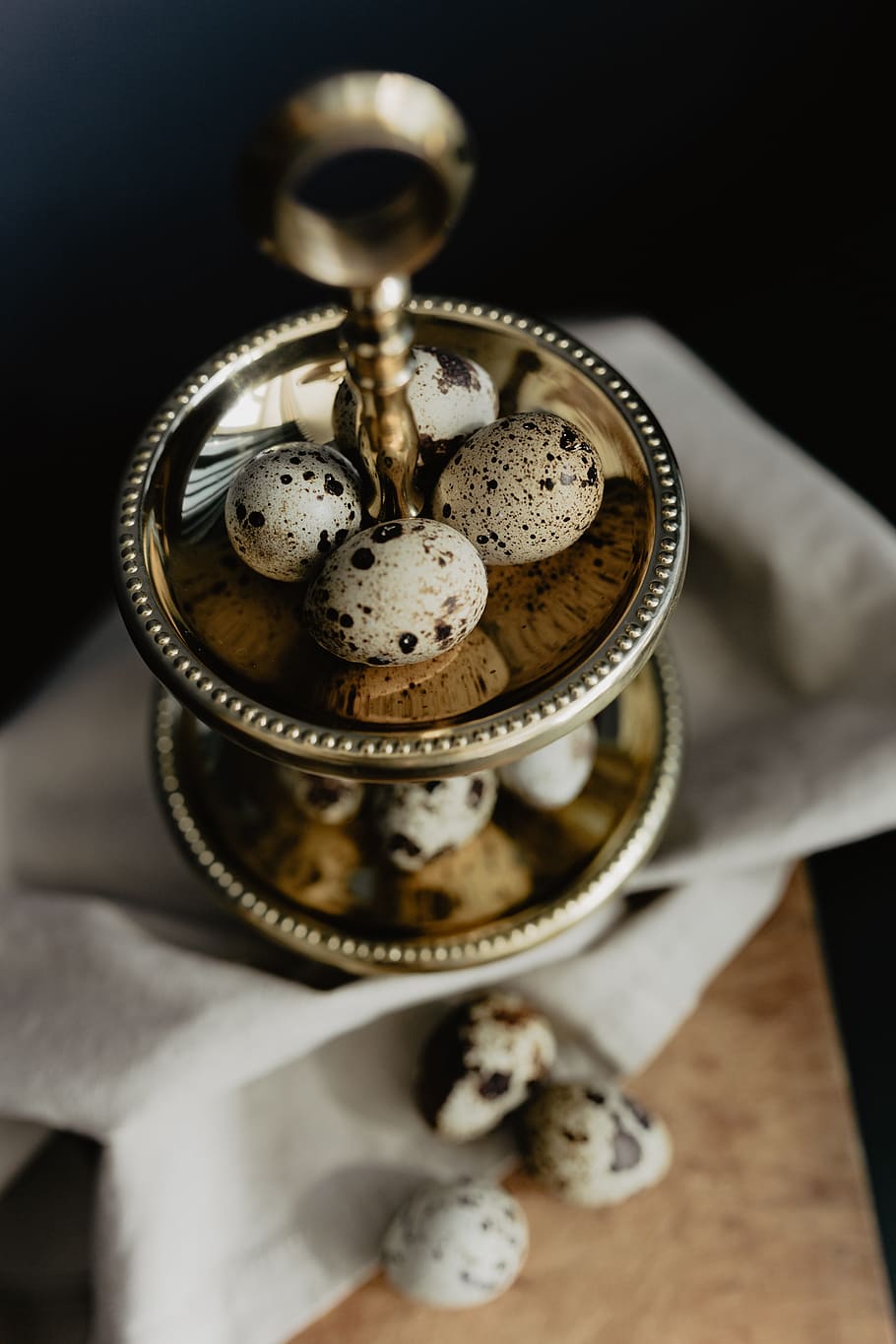 Quail eggs, food, easter, indoors, time, table, watch, equipment HD wallpaper