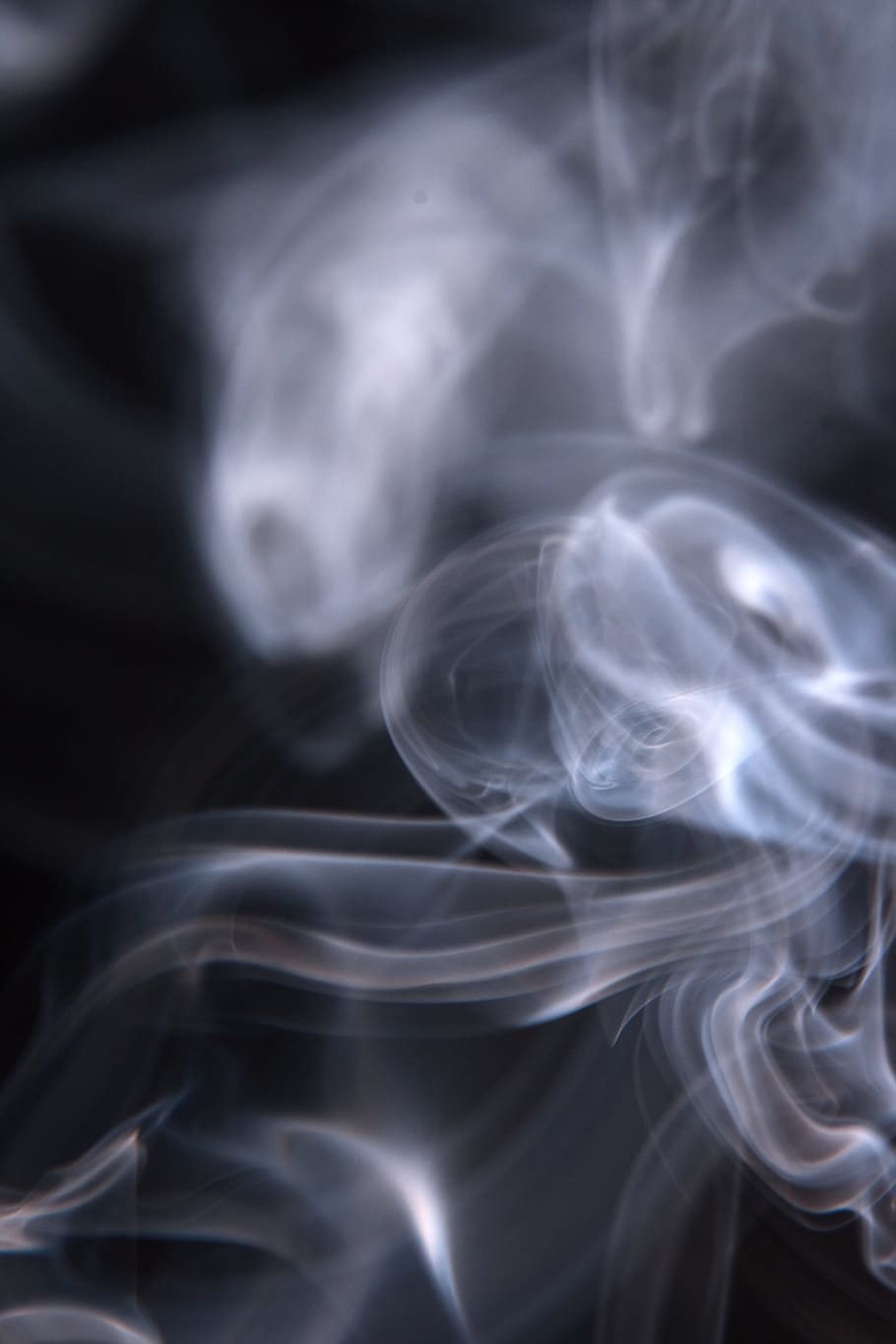 smoke, background, black, white, graphic, hot, isolated, curve HD wallpaper
