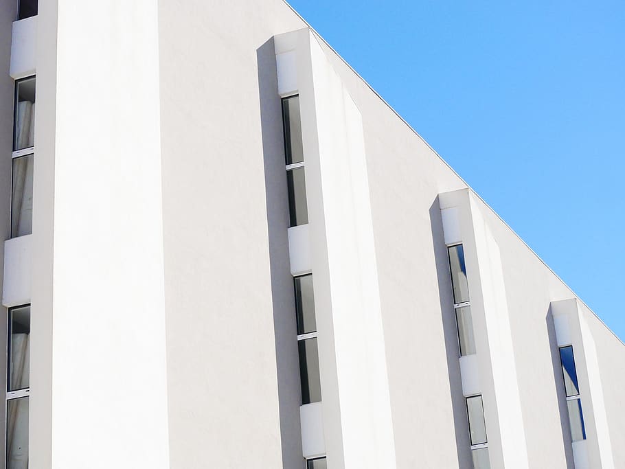 building, mallorca, spain, architecture, facade, summer, sky HD wallpaper