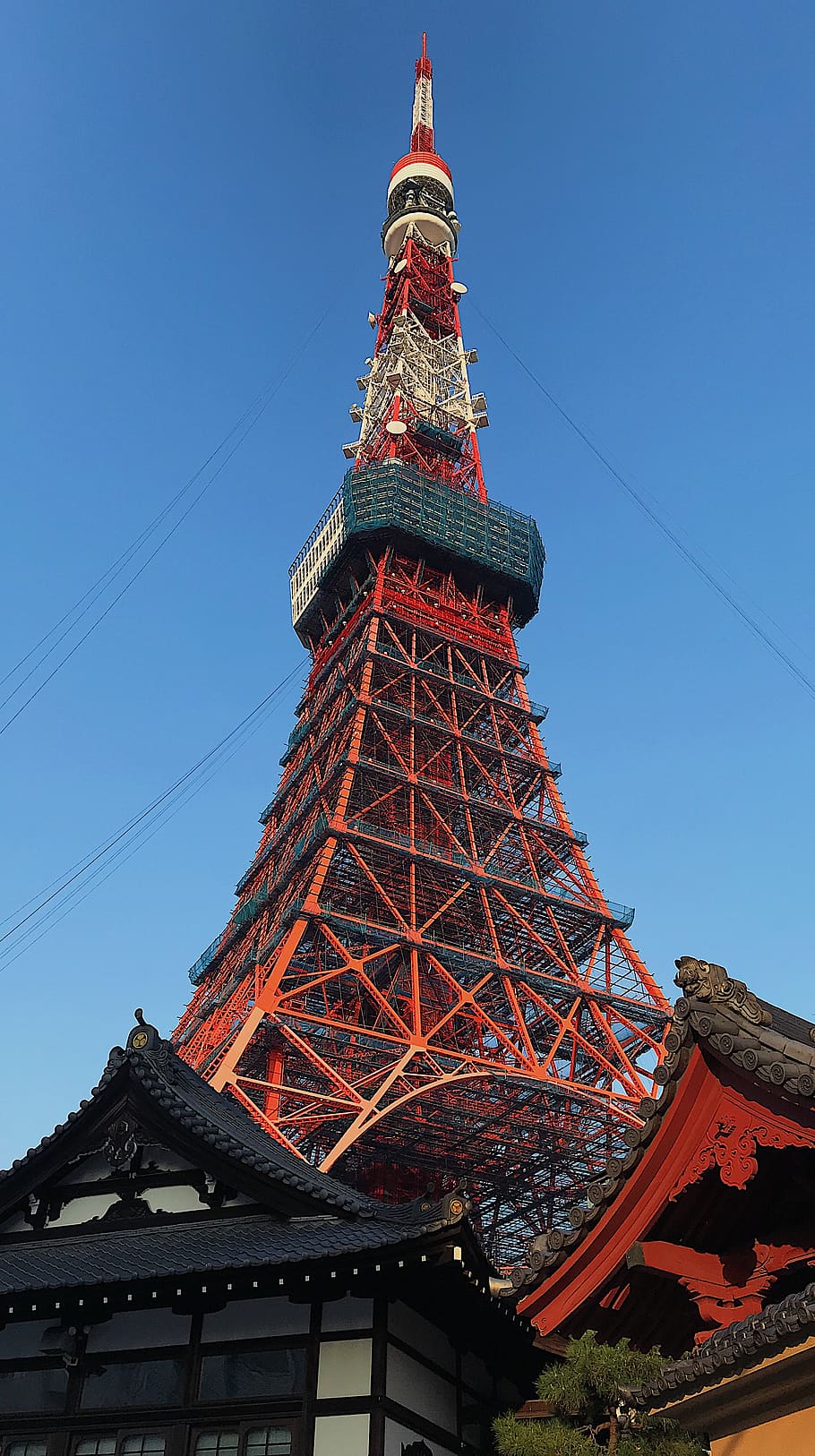tower, architecture, building, steeple, spire, japan, 1-chōme-9-3 higashiazabu HD wallpaper