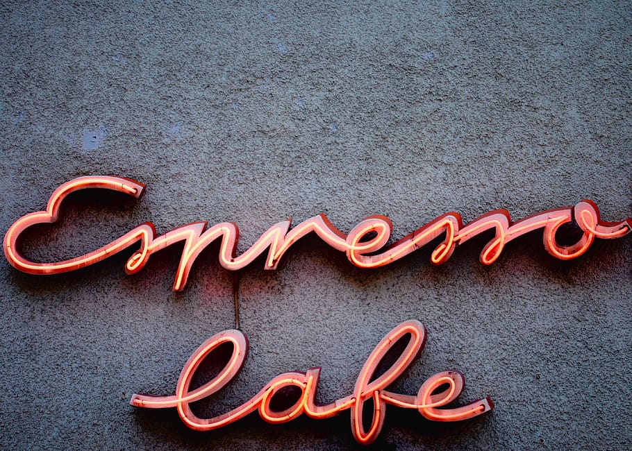 red neon light sign, no people, close-up, text, indoors, communication HD wallpaper