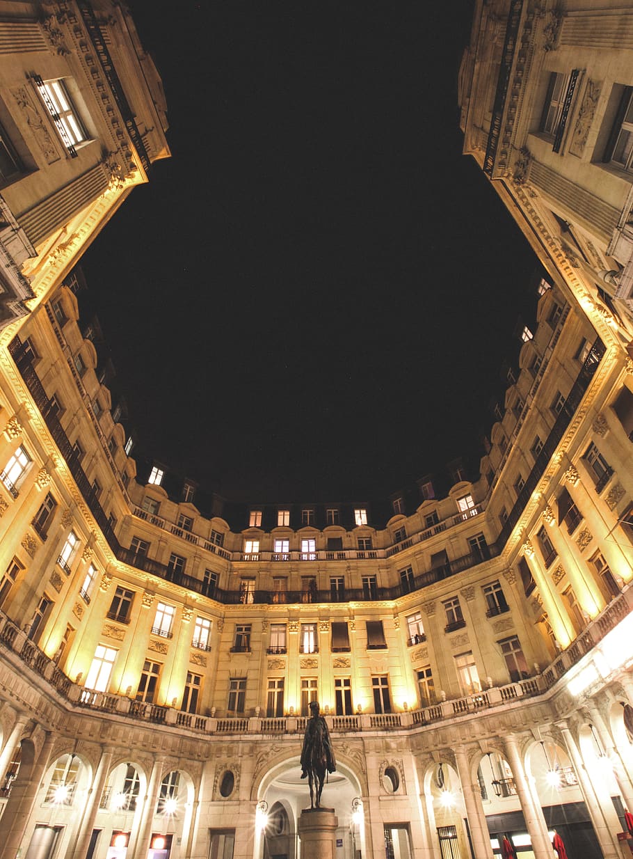 france, paris, building exterior, architecture, night, built structure HD wallpaper