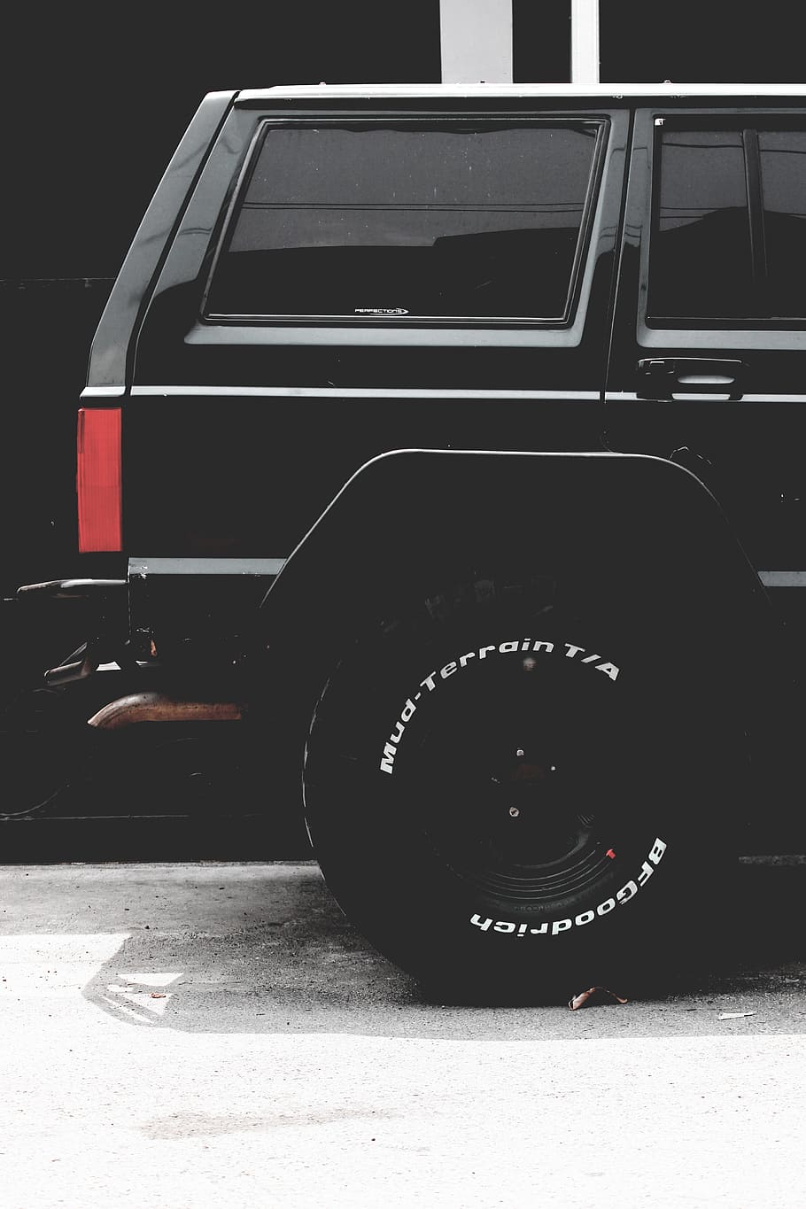 black SUV parked by wall, car, offroad, canonphoto, jeep', hypebeast