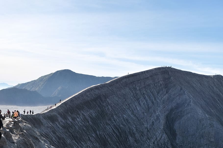 indonesia, mount bromo, mountain, java, landscape, sky, scenics - nature HD wallpaper