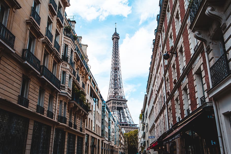 Eiffel Tower, Paris, urban, city, building, town, downtown, architecture HD wallpaper