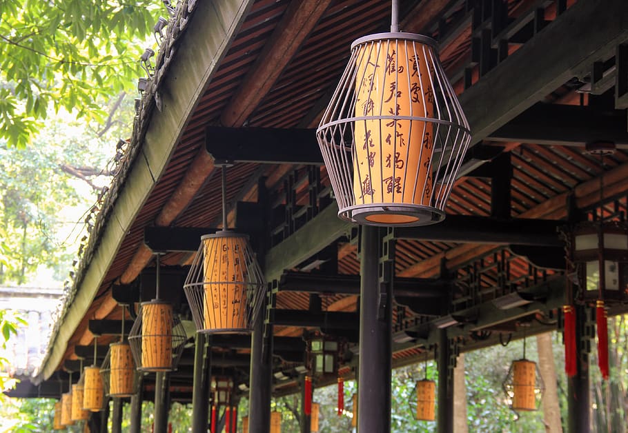 lantern, pavilion, low angle view, built structure, architecture HD wallpaper