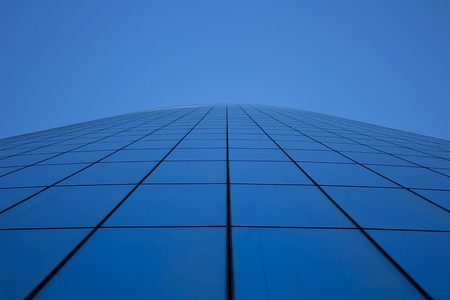 canada, calgary, glass, tower, building, background, perspective HD wallpaper
