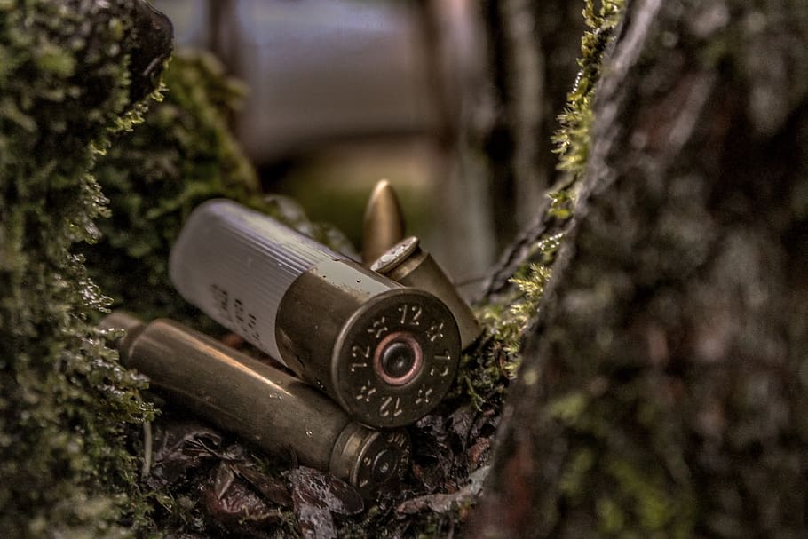weaponry, ammunition, bullet, ground, spider web, launch, bench HD wallpaper
