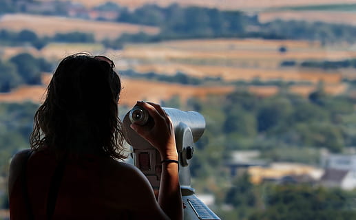viewpoint, telescope, distant, distant view, outlook, binoculars HD wallpaper