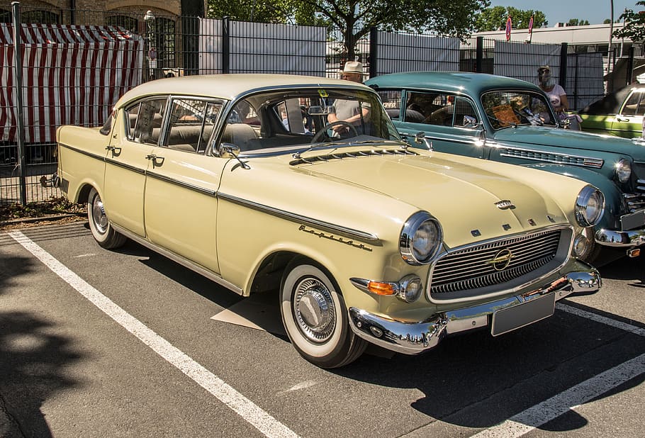 opel, captain, oldtimer, automotive, historically, classic HD wallpaper
