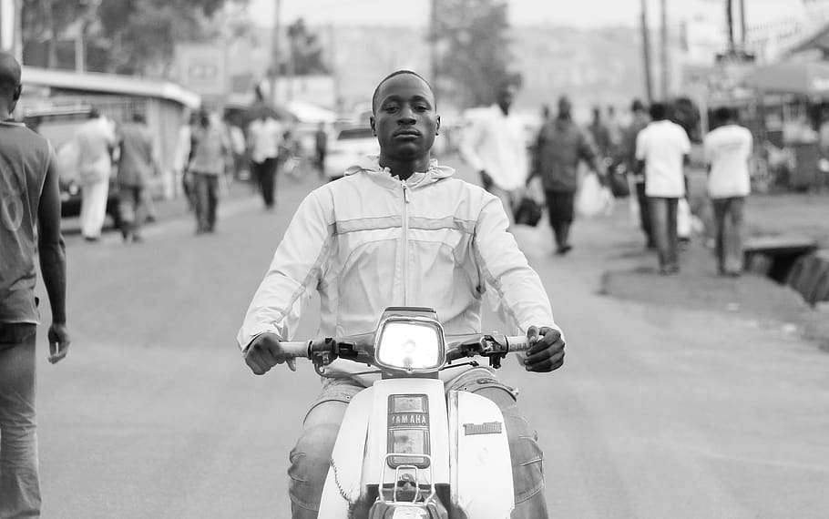 man riding on motorcycle, person, human, transportation, vehicle HD wallpaper