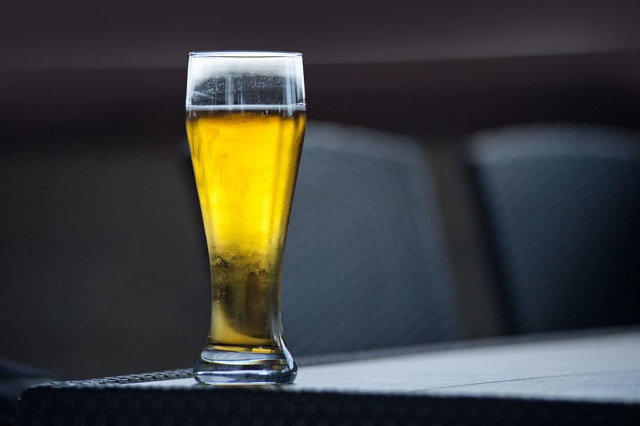 Drinking Glass, alcoholic beverage, beer, cold, liquor, macro HD wallpaper