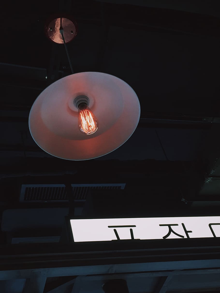 lamp, light, peach, warm, pink, korean, hk, iphone, iphone 6 HD wallpaper