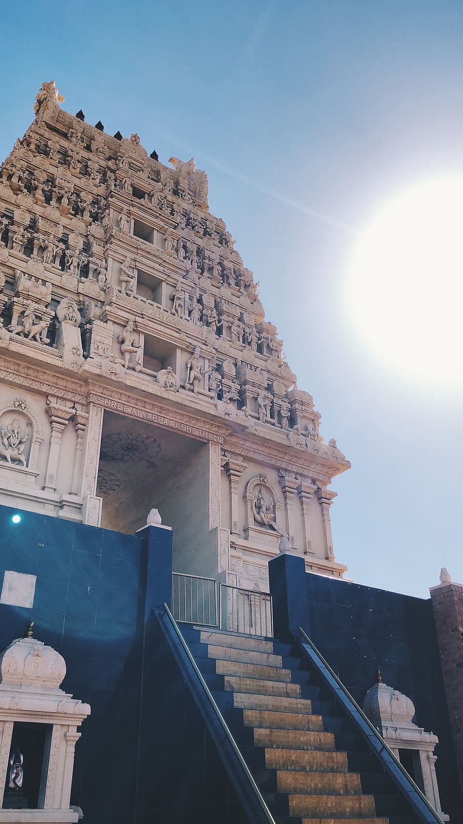 temple, sun, worship, pray, religion, building, hindu, shree, HD wallpaper