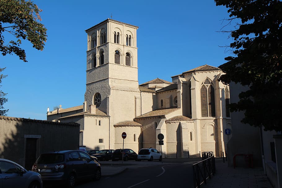 belleville sur saône, abbey, historical monument, rhône, architecture, HD wallpaper