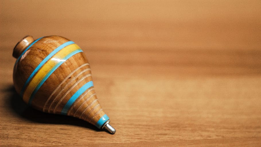 wooden, spinning top, mexican, toy, wood - material, indoors, HD wallpaper