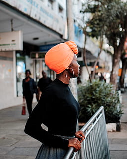 Photo of Woman Wearing Turban, blur, building, city, commerce HD wallpaper