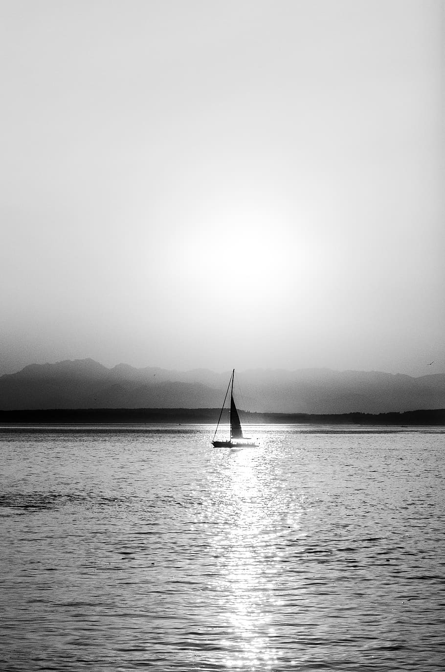 sailboat on ocean during daytime, transportation, watercraft HD wallpaper
