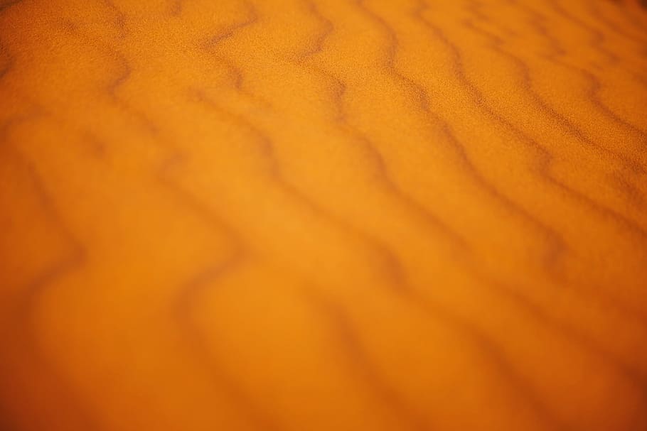 photo of desert, sand, sahara, pattern, texture, repetition, orange HD wallpaper