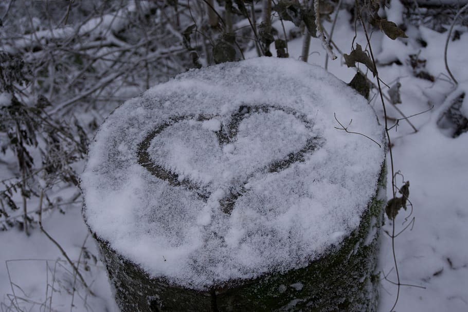 germany, munich, heart, snow, europe, winter, cold temperature HD wallpaper