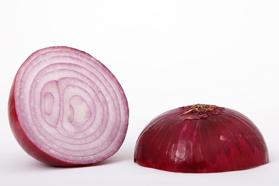 Download Wooden Basket Overflowing With Red Onions Wallpaper | Wallpapers .com