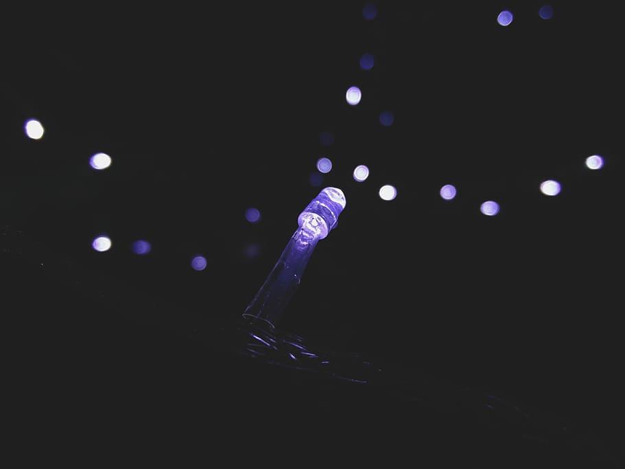 illuminated, lighting equipment, night, black background, glowing HD wallpaper