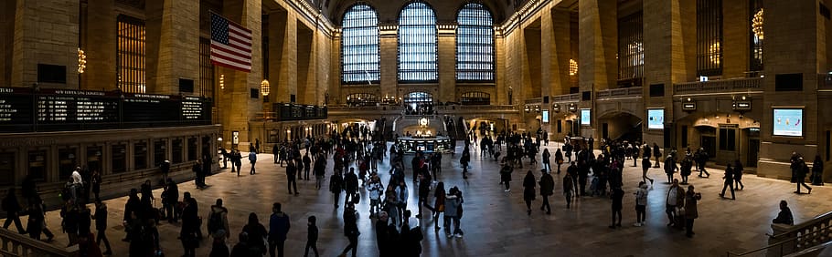 architecture, built structure, large group of people, indoors HD wallpaper
