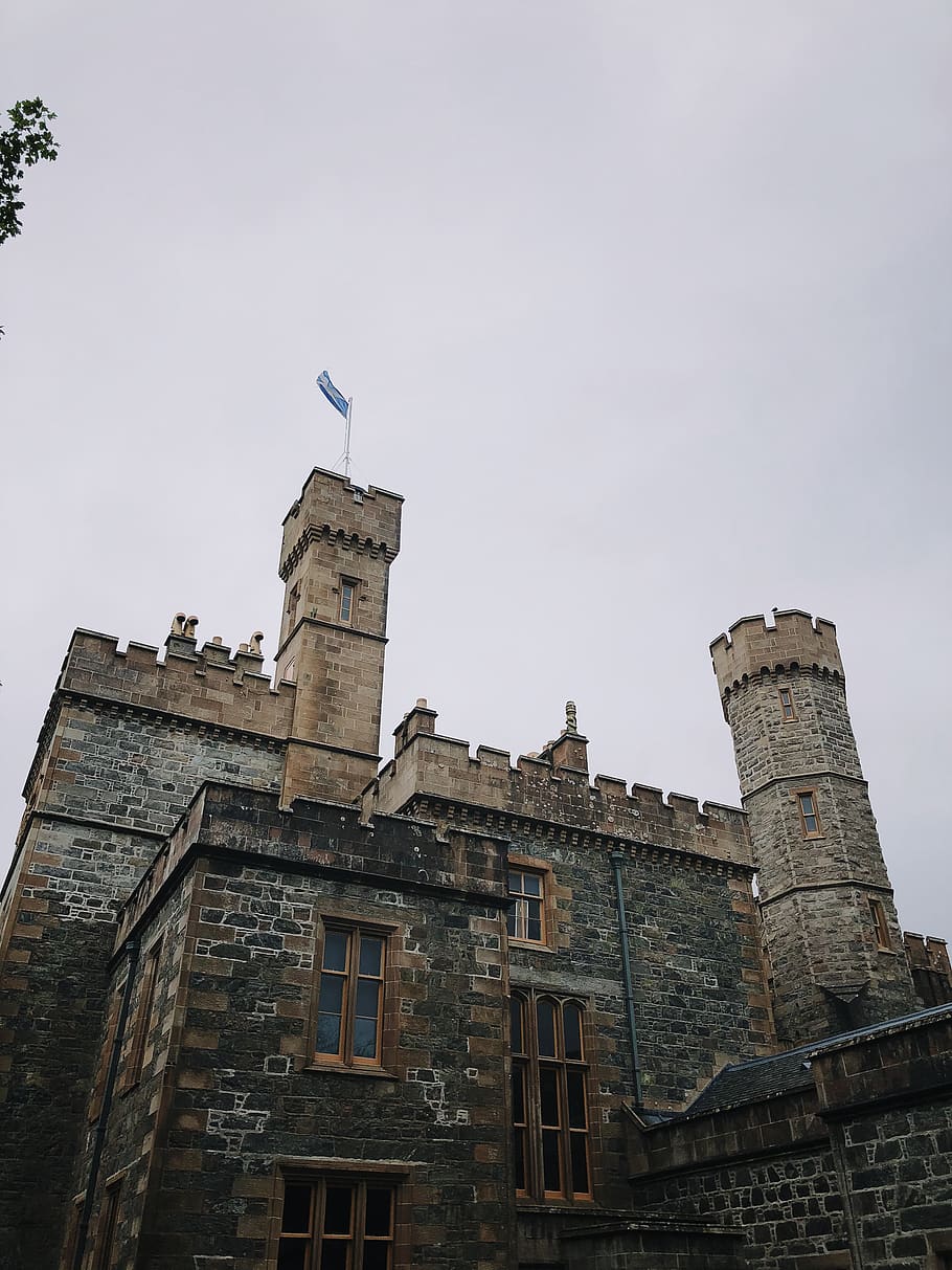 castle, building exterior, architecture, low angle view, built structure HD wallpaper
