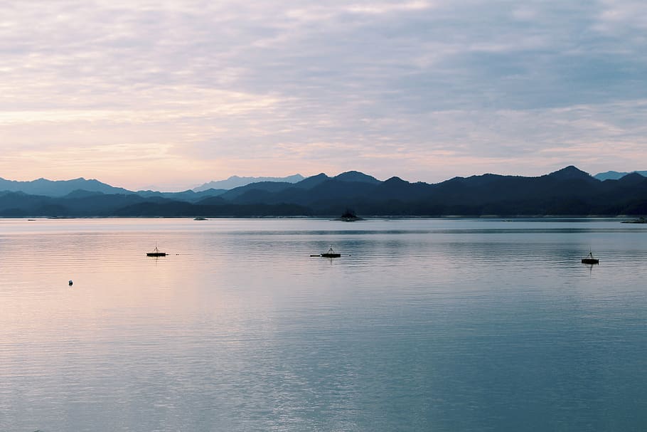 hometown, water, scenics - nature, beauty in nature, sky, mountain HD wallpaper