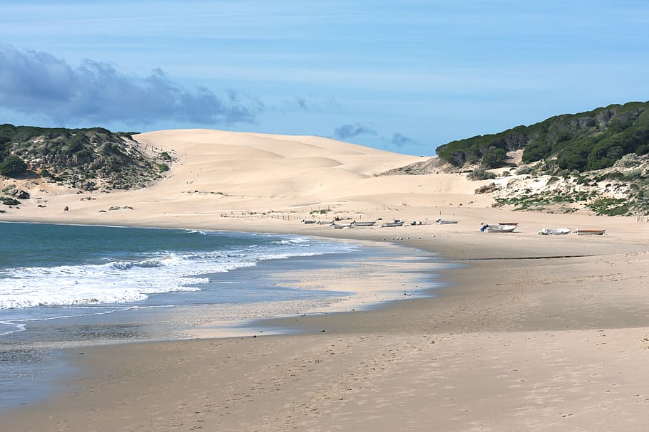 beach during daytime, coast, water, outdoors, nature, sea, ocean HD wallpaper