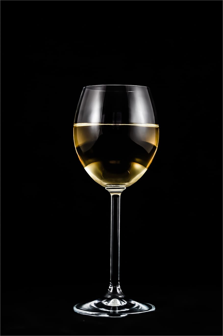 Clear Stem Glass Half Liquid, alcoholic beverage, drink, wine HD wallpaper