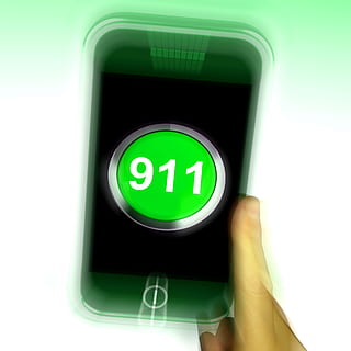Nine One On Mobile Phone Showing Call Emergency Help Rescue 911 HD wallpaper