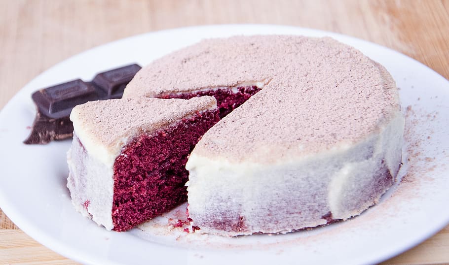 Close-up Photography of Sliced Cake, baked, baking, blur, breakfast HD wallpaper