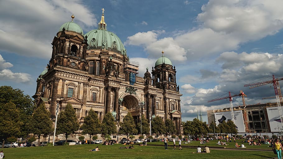 germany, berlin, cathedral, summer, architecture, building HD wallpaper