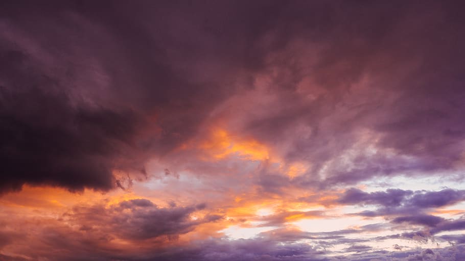 cloud - sky, cloudscape, dramatic sky, beauty in nature, storm HD wallpaper