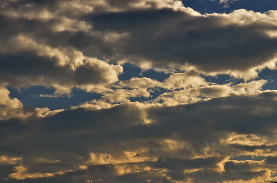 white and gray clouds, nature, outdoors, weather, cumulus, méxico HD wallpaper