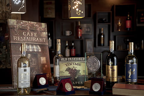 Wine Bottles On Tabletop, alcohol bottles, bar, beverage, drinks HD wallpaper