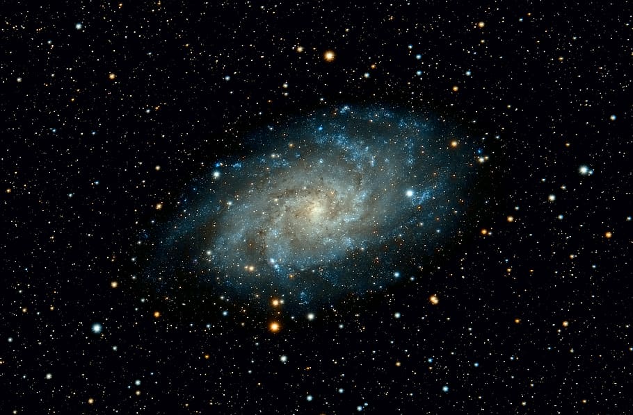 galaxy at night, star - space, astronomy, sky, space exploration HD wallpaper