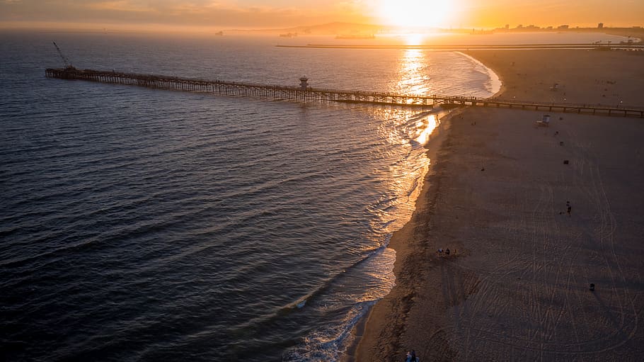 boardwalk snecry, water, nature, outdoors, ocean, sea, waterfront HD wallpaper