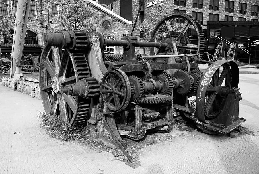 machine, blackandwhite, dock, transportation, wheel, mode of transportation HD wallpaper